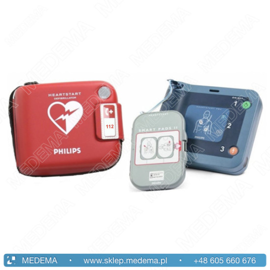 Defibrylator AED Philips FRx + torba transportowa
