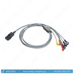 Kabel EKG / 6-żyłowa wiązka odprowadzeń przedsercowych - defibrylator LIFEPAK 12 i 15, IEC - PC